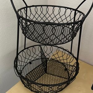 Basket type organizer.. which can be used in kitchen or as a makeup organizer…